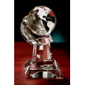 Globe On Hand Award (7"x4")